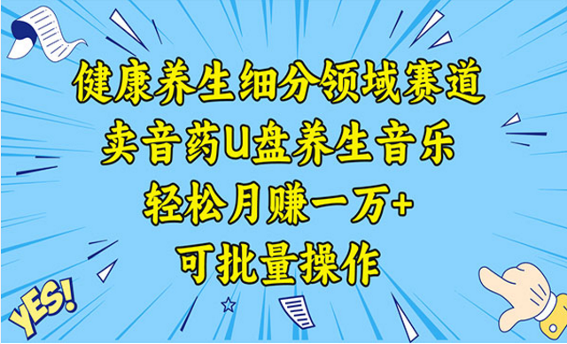 《健康养生细分领域赛道》-副业社