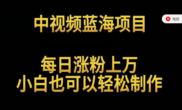 中视频蓝海项目，解读英雄人物项目，每日涨粉上万，小白也能轻松制作-副业社